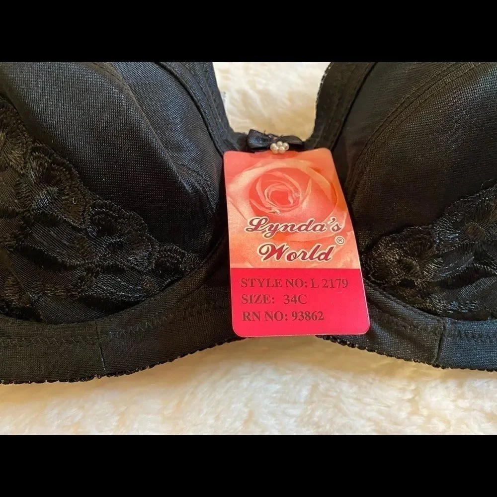 💥Lynda’s World underwire sexy Fashion Bras34C